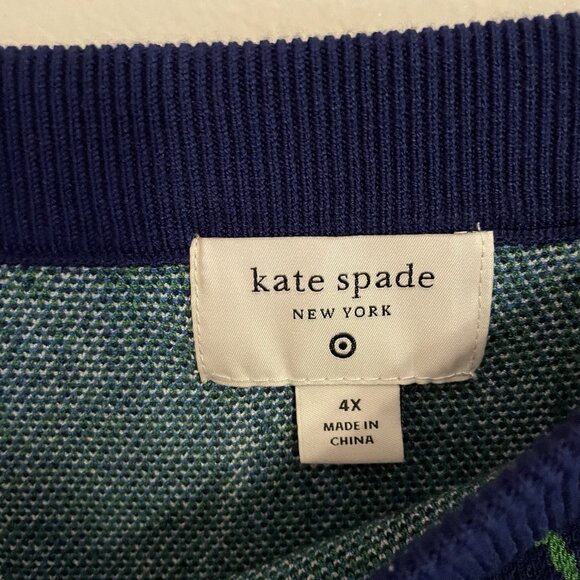 Kate Spade X Target Women 4X Preppy Mixed Floral Knit Sweater Midi Skirt NWOT - Picture 6 of 8